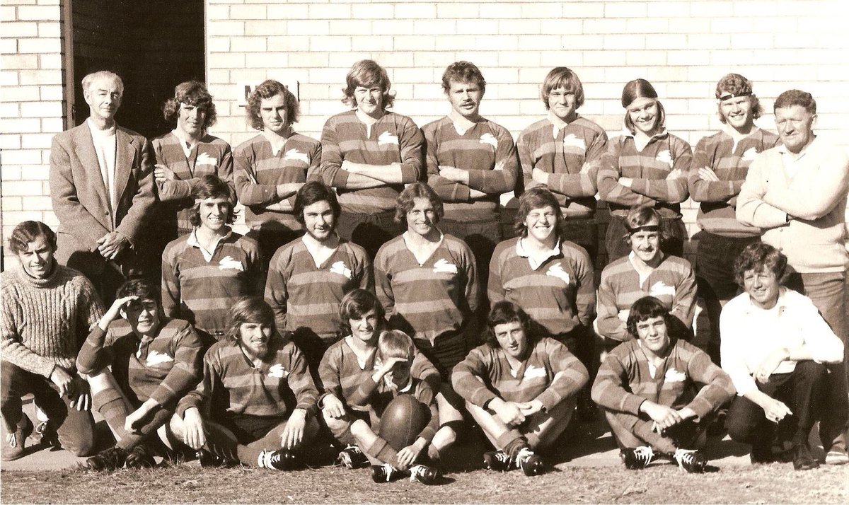 RHudswell's tweet photo. 50 years ago. The first of 4 University Cup Premierships in a row. With the super coach Eric Cox. https://t.co/VoEFiBpTAG