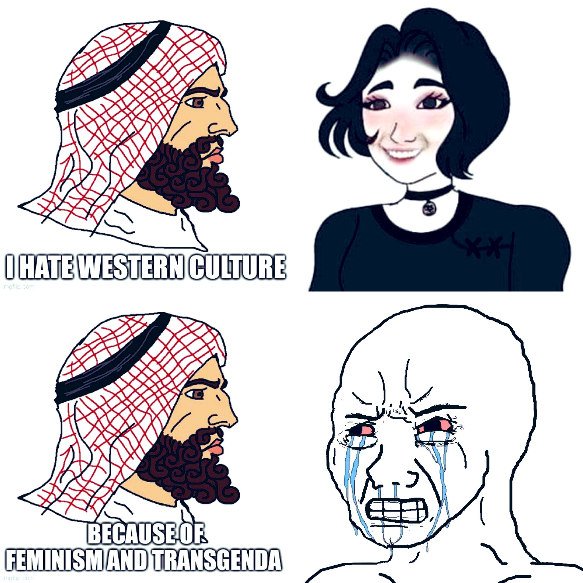 Arab chad Meme Generator - Imgflip