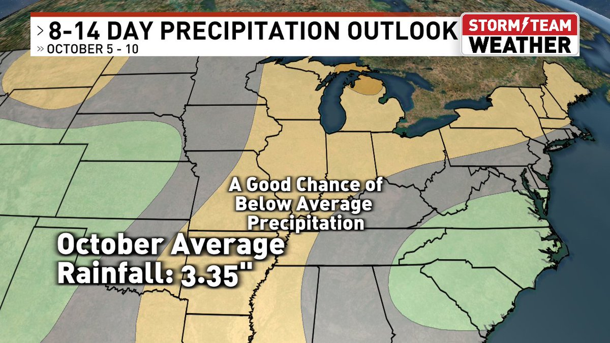 Looking ahead, more of the same, temperatures above average... precipitation below average. #FOXIllinois foxillinois.com. #ilwx