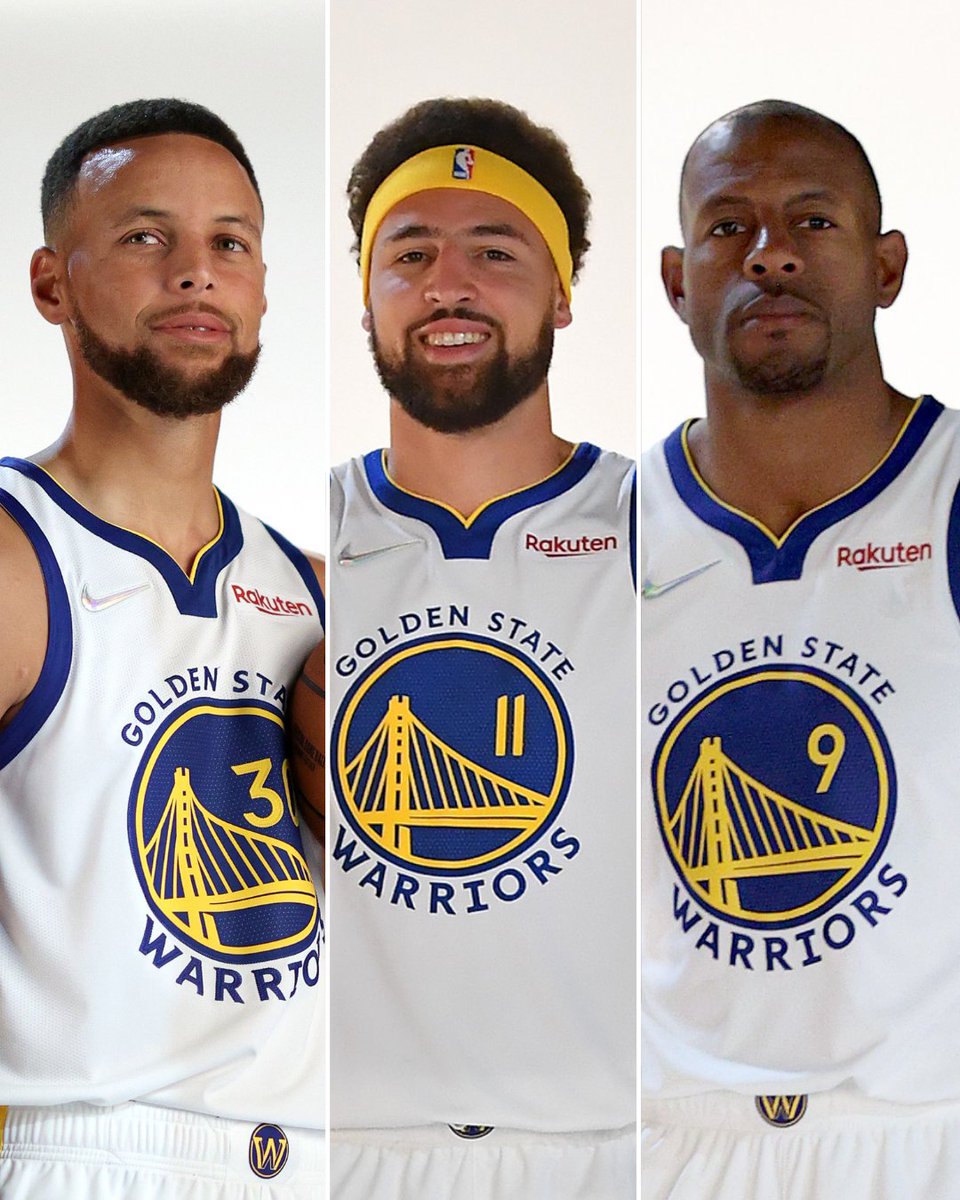 SportsCenter's tweet photo. The Warriors are back 👀🍿 

#NBAMediaDay https://t.co/kCJATlVSMD