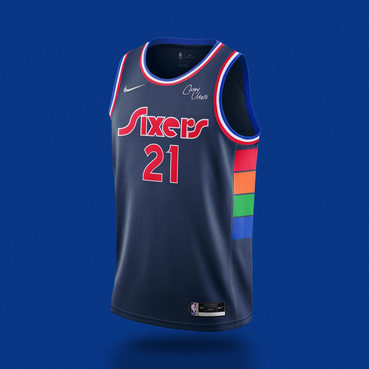 Casey Vitelli on X: PHILADELPHIA 76ERS MASHUP JERSEY LEAK What are we  thinking about this jersey? @sixers  / X