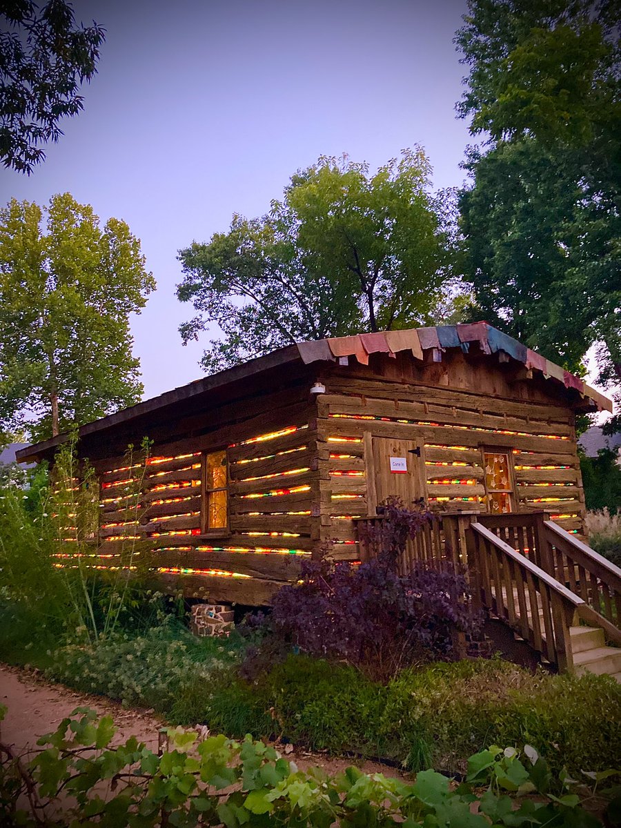 Philbrook's tweet photo. When #willlywonka meet #littlehouseontheprairie. @KarlUnnaschArt https://t.co/7N13wDX2AB