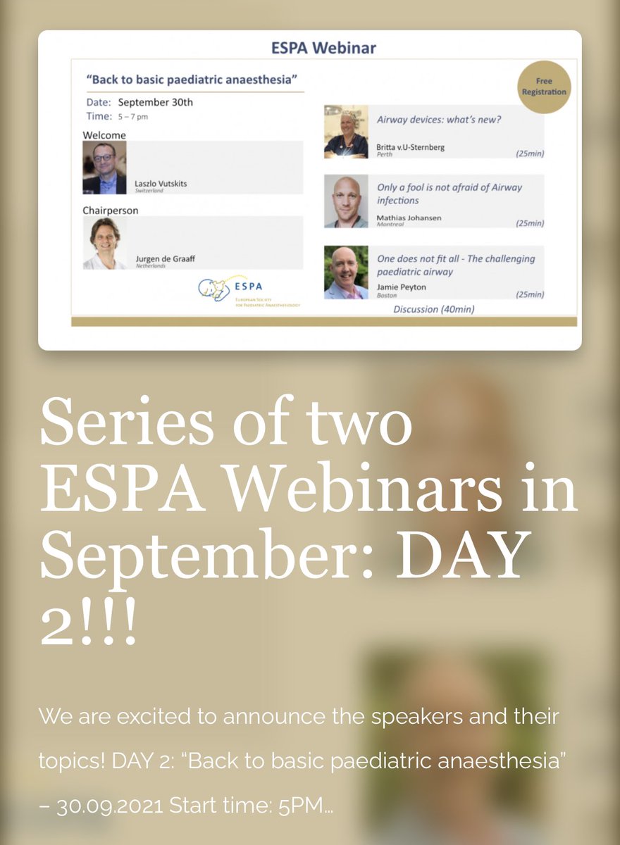 JPinevich's tweet photo. Check it out - ESPA Webinars. Free registration. https://t.co/bupE8Zalgi https://t.co/6ofkyJpcVa