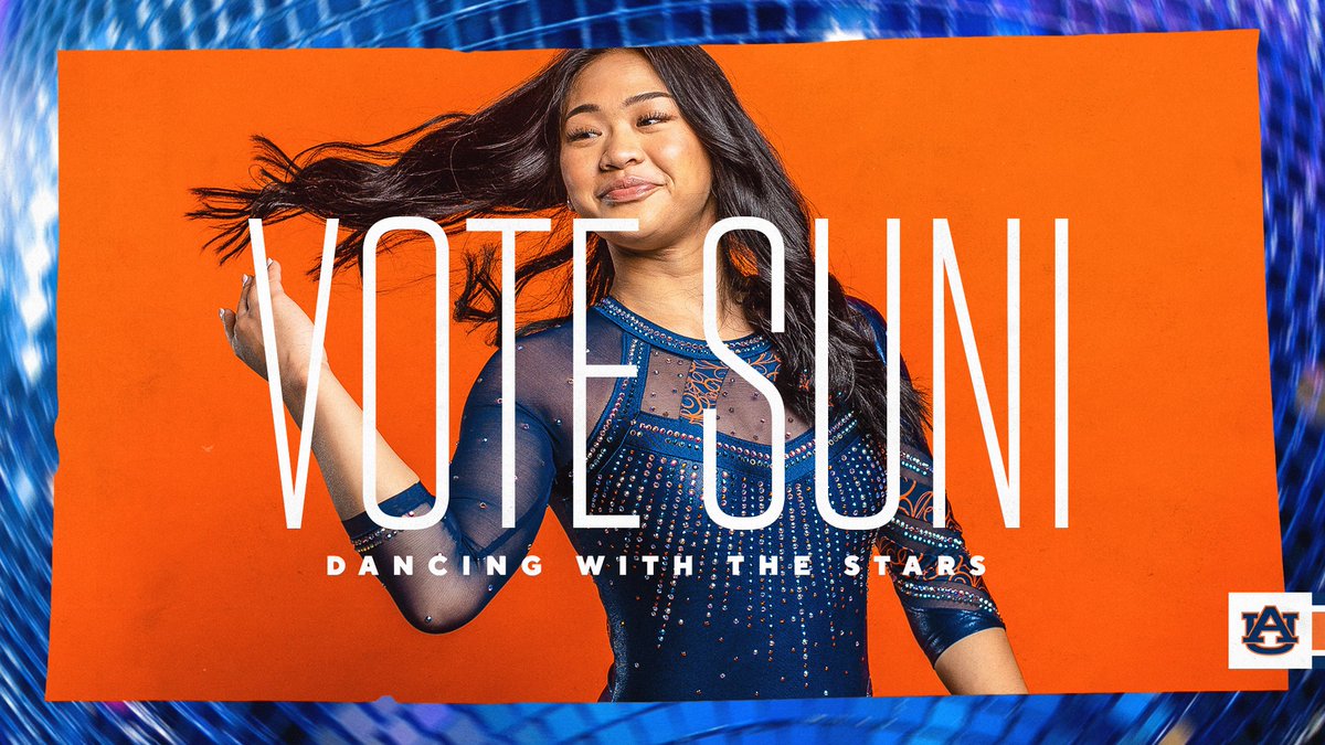 AuburnGym's tweet photo. VOTE SUNI!!!
Another round of @DancingABC is on NOW!
Text SUNI to 21523 10 times! You can also log on at https://t.co/rEM2gbCB9e with your email and vote 10 times.
#WarEagle | #DWTS | #VoteSuni | @AuburnU https://t.co/vCrCSMBj6L