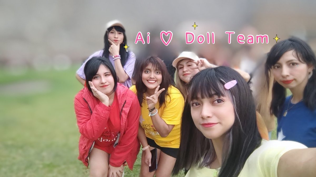 AiDollTeam's tweet photo. Nueva foto grupal 2021 ヾ(๑╹ω╹ )ﾉ

💜💙💛🧡❤💗 https://t.co/G4HBInRQRC