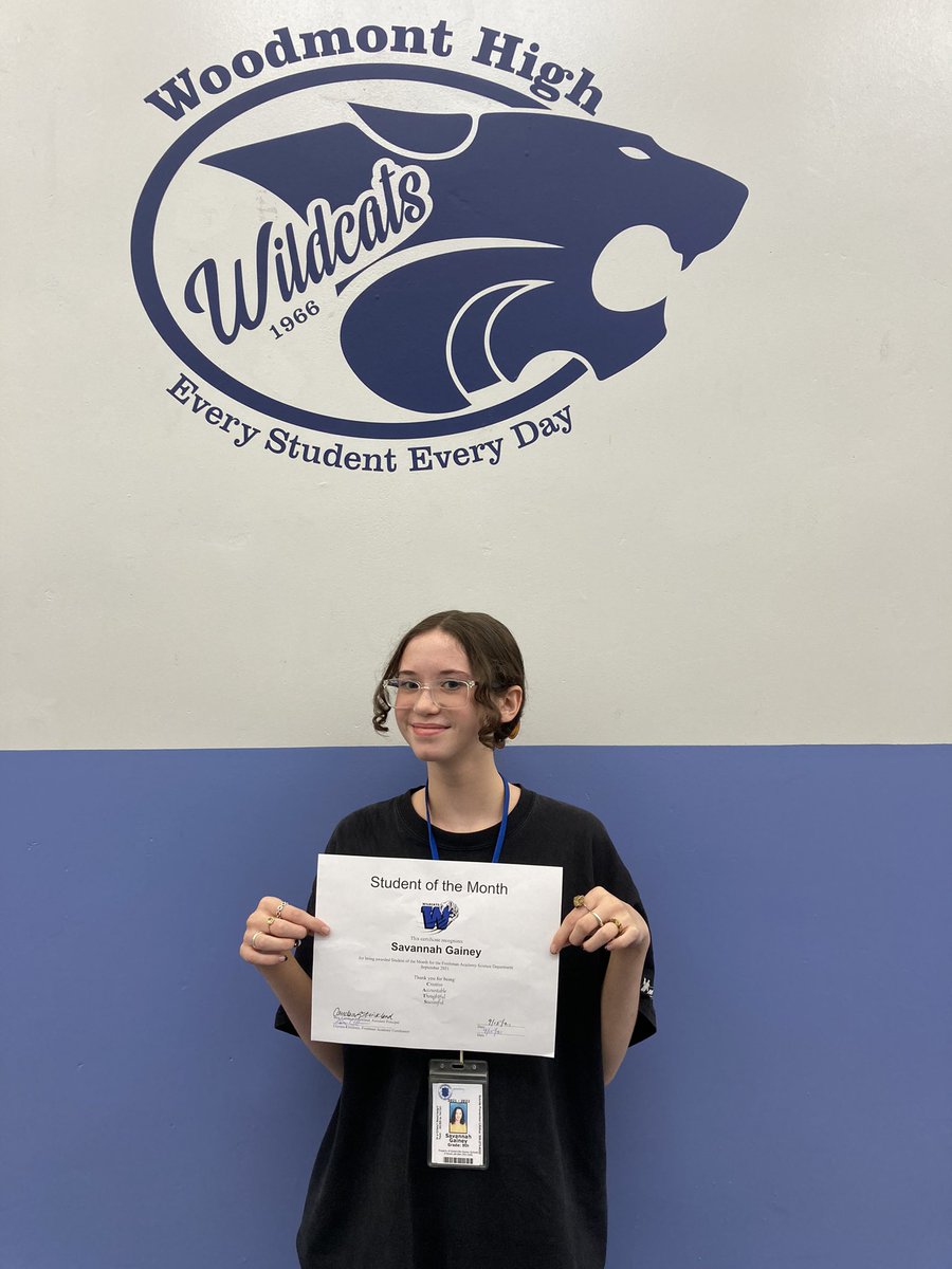 WHSFreshmanAca1's tweet photo. Congratulations to our Wildcats of the Month for the Freshman Academy! #everystudenteveryday https://t.co/O3fVQHPvS2