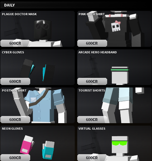BBDailyShop's tweet image. Daily Shop 28/9/2021 (Tuesday)
#roblox #robloxgame #robloxfps #badbusiness