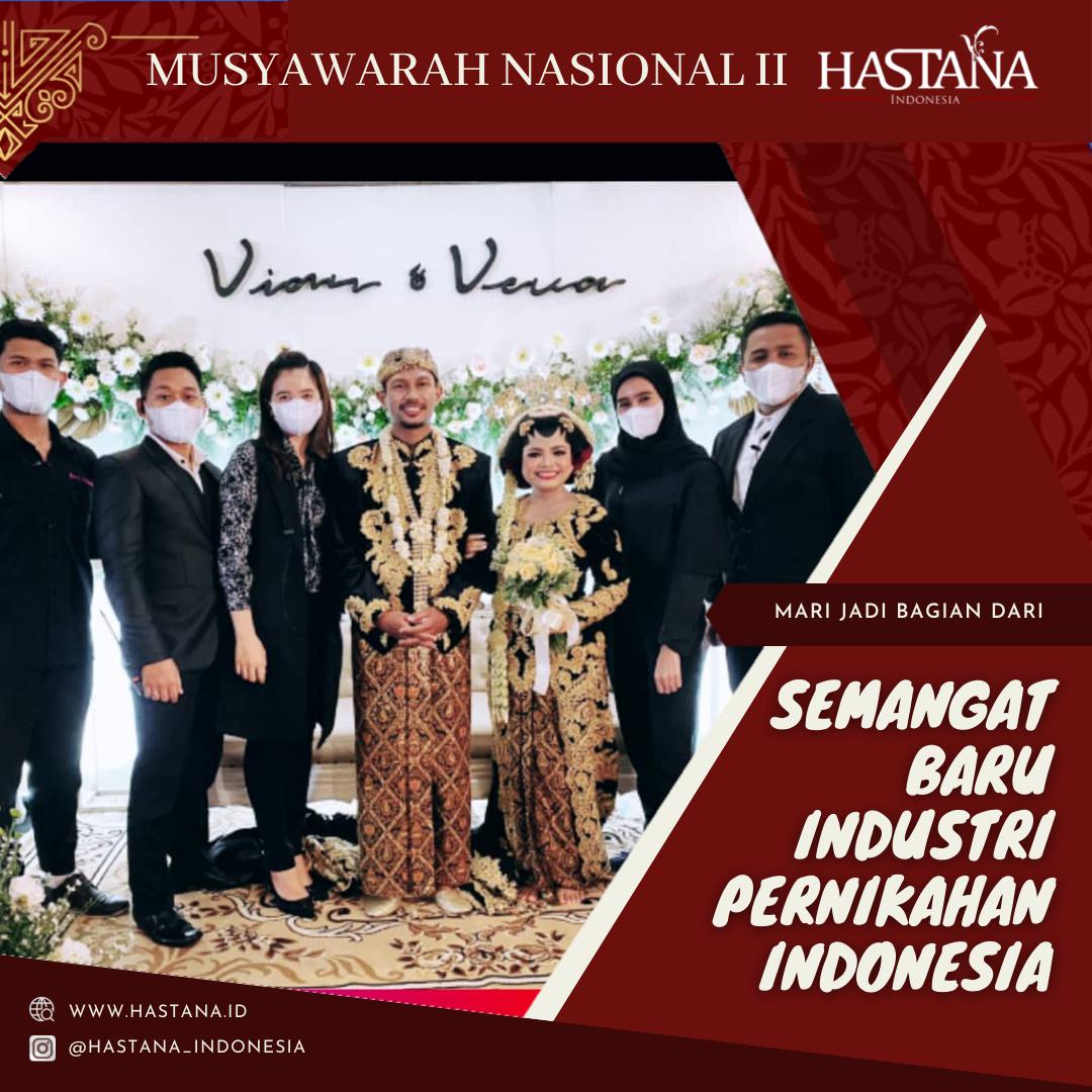 Selamat dan sukses musyawarah nasional Himpunan Perusahaan Penata Acara Pernikahan Indonesia (Hastana) di Hotel Alana Jogjakarta. Pagi ini, Fabday berangkat bersama Kisah Kita, Pandawa 7, Planit Creative, dan Vinoqi Entertainment