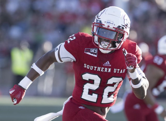 I had a great call tonight with <a href="/SUUFB_/">Southern Utah Football</a> <a href="/DemarioWarren/">Demario Warren</a> <a href="/Coachmattwade/">Matthew Wade</a> <a href="/bmeasom1/">Brady Measom</a> <a href="/TreverMcFalls/">Trever McFalls</a> I am so excited to announce I have been offered a scholarship to play football for the Thunderbirds! Thank you for believing in me coaches! @bangulo <a href="/KjarEric/">Eric kjar</a> <a href="/BrandonHuffman/">Brandon Huffman</a>