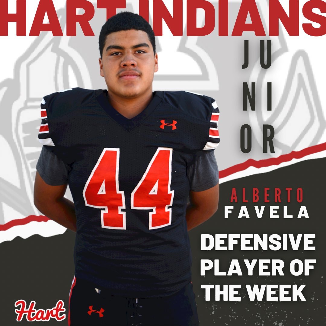 HartHSFootball's tweet photo. Your Varsity Players of the Week against St Bonaventure 🔥❤️🖤 #alivewithpride 

Offense: Shawn Irwin
Defense: Alberto Favela
Coaches Award: Max McKeon
Coaches Award: Cole Spivey

#hartindiansfootball #newhall #gohartorgohome #hartfootball #showupshowhart @Hart_Athletics https://t.co/WSlvQWc9b5