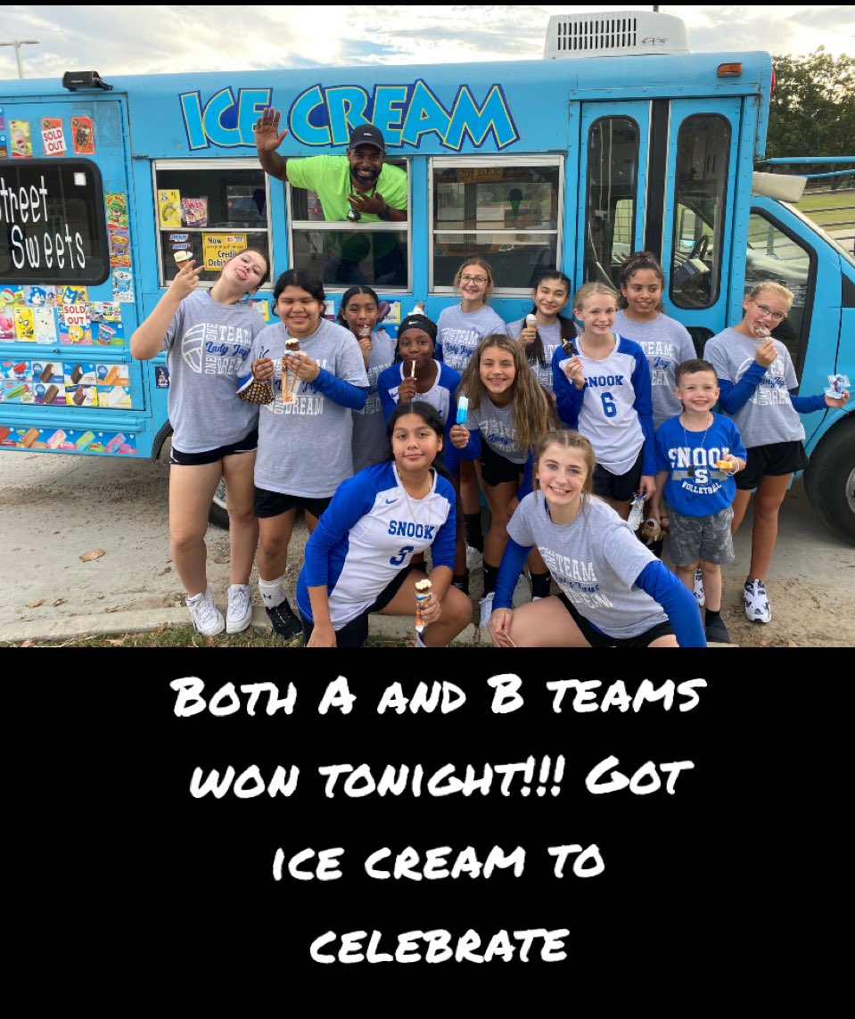 Proud of both my middle school teams tonight!!!! A team is 2-0 and B is 1-0! #take_flight <a href="/SnookAthletics/">Snook Athletics</a> @SnookSchool