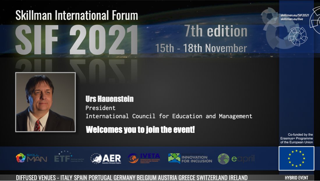 UrsHauenstein's tweet photo. Welcome to the leading high-level Hybrid event SIF2021 in Lisbon Portugal. https://t.co/w60O92aU1x https://t.co/hipYQC8sRn