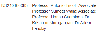 Krishnan Murugappan (@krish_muru) on Twitter photo Extremely excited to be part of this amazing interdisciplinary team to work on developing Portable Artificial Intelligence-Powered Electronic Noses <a href="/TricoliAntonio/">Antonio Tricoli</a> <a href="/SumeetWalia4/">Sumeet Walia</a> <a href="/hajasu/">Professor Hanna Suominen</a> <a href="/ANUChemistry/">ANU Research School of Chemistry</a> @anucecs <a href="/ResearchRMIT/">RMIT Research</a> #NISDRG
ow.ly/hVFO50Ghz9g
defence.researchgrants.gov.au/RMS/Report/Dow… Extremely excited to be part of this amazing interdisciplinary team to work on developing Portable Artificial Intelligence-Powered Electronic Noses <a href="/TricoliAntonio/">Antonio Tricoli</a> <a href="/SumeetWalia4/">Sumeet Walia</a> <a href="/hajasu/">Professor Hanna Suominen</a> <a href="/ANUChemistry/">ANU Research School of Chemistry</a> @anucecs <a href="/ResearchRMIT/">RMIT Research</a> #NISDRG
ow.ly/hVFO50Ghz9g
defence.researchgrants.gov.au/RMS/Report/Dow…