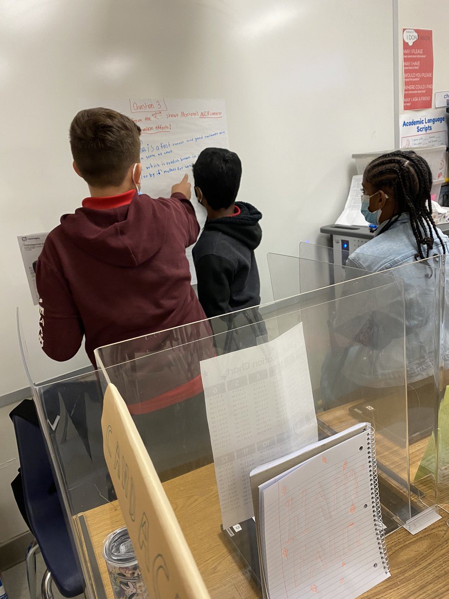 melton4th's tweet photo. We worked to identify the central idea in our text! #intersession #teamworkmakesthedreamwork #vialstrong @VialCC_Vikings https://t.co/o7c7IM43jz