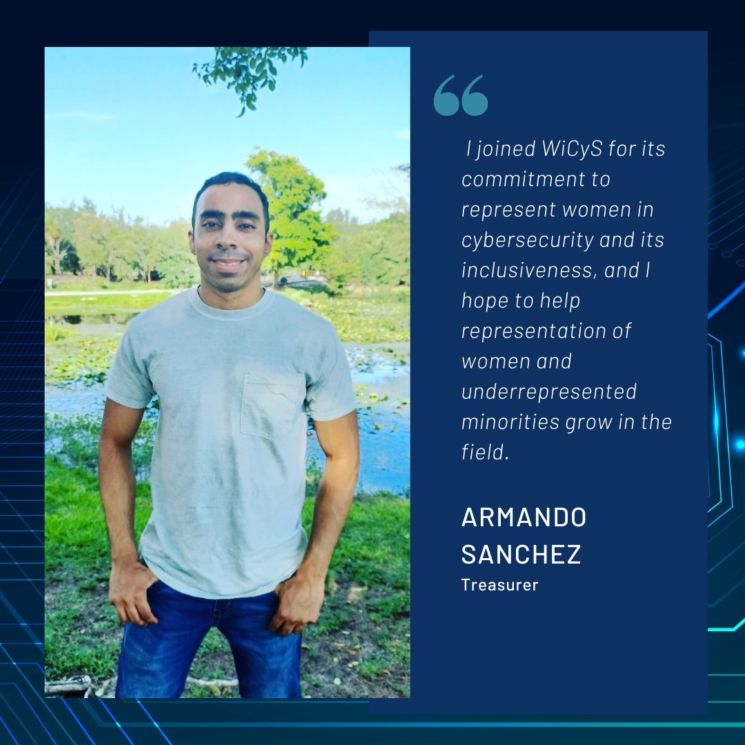 wicysfiu's tweet photo. Introducing the new WiCyS E-Board for 2021-2022! 🎉

President: Danay Fernandez
Vice President: Daniela Agueros  
Secretary: Diamond Forbes
Treasurer: Armando Sanchez 

 #wicysfiu #wicysorg #womenincybersecurity #womeninstem #fiukfscis https://t.co/iB07I248eS
