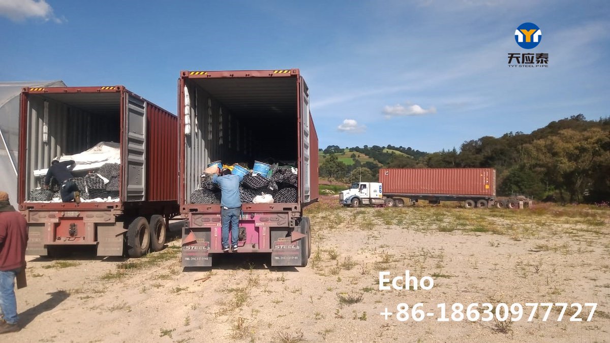 EchoSteelPipe's tweet photo. The greenhouse shipments arrived at the customer's site smoothly!

Multi-Span Greenhouse, total Area: 18000㎡

The customer will grow bell pepper and tomatoes when this greenhouse is finished, I can't wait to see that harvest scenes!

#greenhouse #agriculture  #farm #vegetables https://t.co/ujhJyldj5N