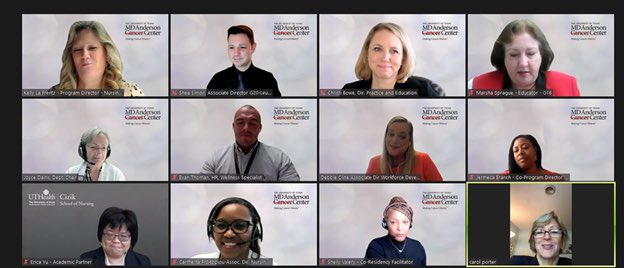 Debbie Cline DNP, RN, OCN, NEA-BC, CNL (@dandjcline) on Twitter photo What an honor is was to participate in MD Anderson’s Clinical Nurse Residency second accreditation virtual visit today! Insightful experiences of participants’ transition to practice including integration, support, and collaboration were shared. <a href="/CarolPorterDNP/">Carol Porter DNP, RN, FAAN</a> <a href="/MDAndersonNews/">MD Anderson Cancer Center</a> What an honor is was to participate in MD Anderson’s Clinical Nurse Residency second accreditation virtual visit today! Insightful experiences of participants’ transition to practice including integration, support, and collaboration were shared. <a href="/CarolPorterDNP/">Carol Porter DNP, RN, FAAN</a> <a href="/MDAndersonNews/">MD Anderson Cancer Center</a>