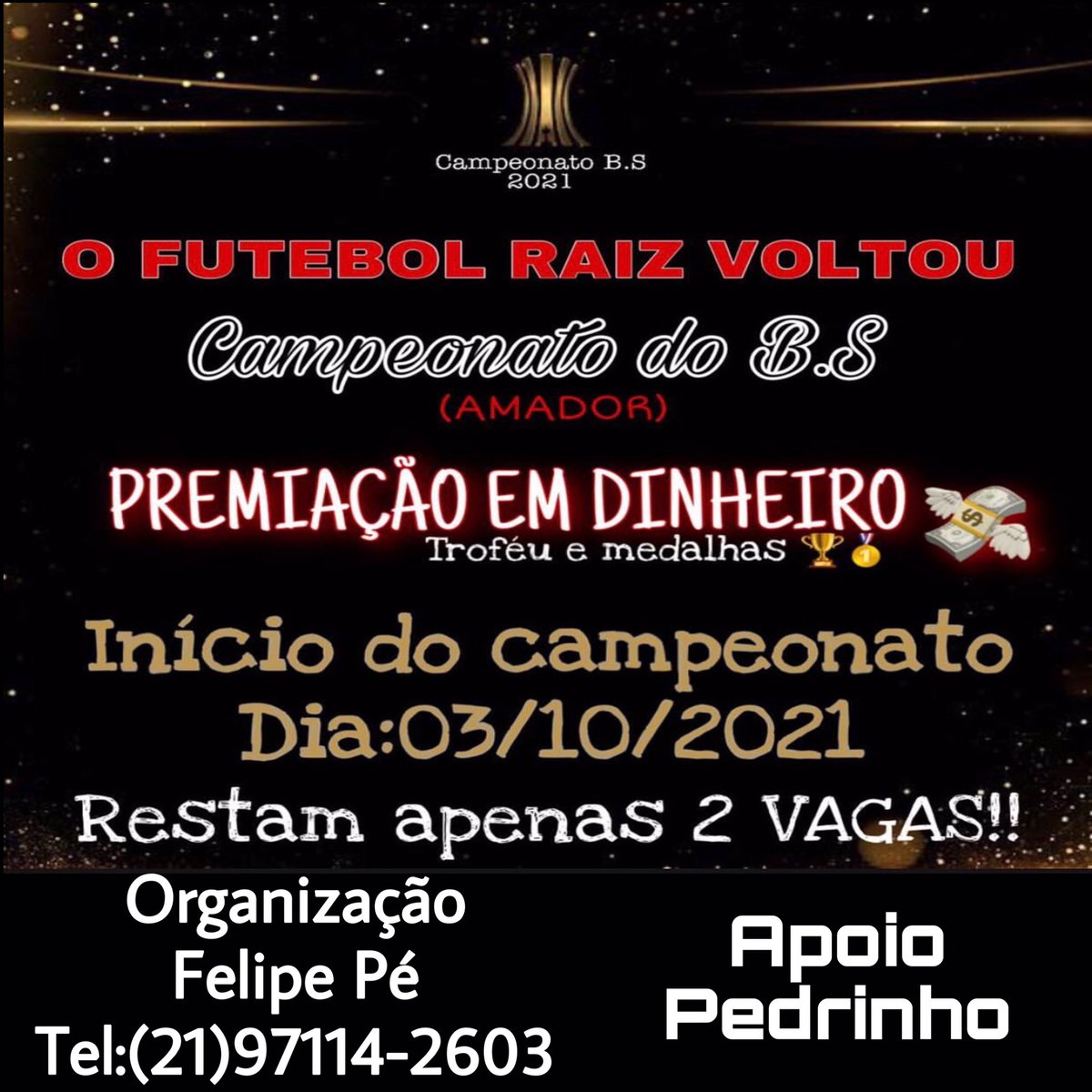 EaTrevo's tweet photo. Espalha pra geral que o melhor campeonato está de volta e preste a começar! Resta 2 vagas ⚽️ https://t.co/KRjUJ87J9i