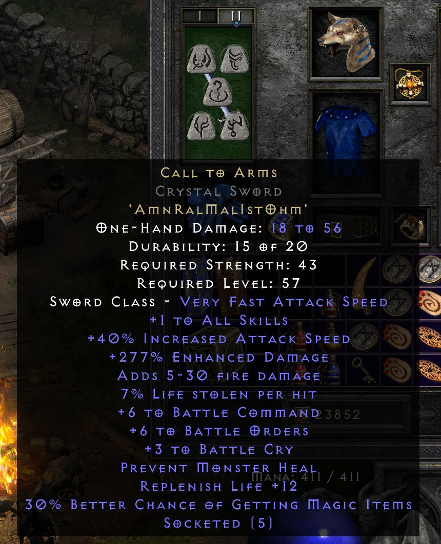 call to arms diablo 2 call to arms diablo 2