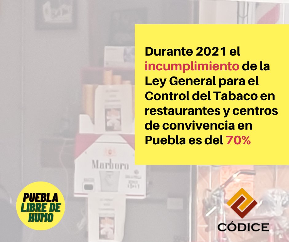PueblasinHumo's tweet photo. Aún no tenemos una ley #PueblaLibredeHumo sin embargo la ley general para el control del tabaco no se cumple en los espacios públicos, poniendo en riesgo a la población. Hoy el @senadomexicano tiene la oportunidad de una reforma histórica para proteger nuestro derecho a la salud. https://t.co/dgFZ2c7IhW