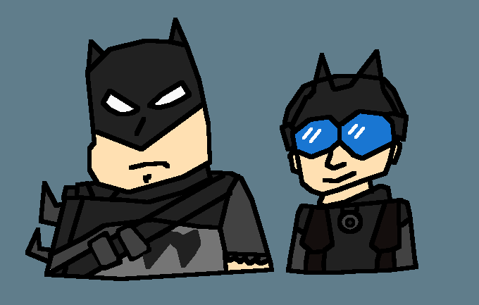 GranolaFN's tweet photo. So i only just got to reading Batman Zero but wow that was great! 🤩
So i decided to doodle the best duo

Also Batman and Catwoman are very 👉👈😳

#FortniteArt #BatmanZero https://t.co/EPzyz4tybk