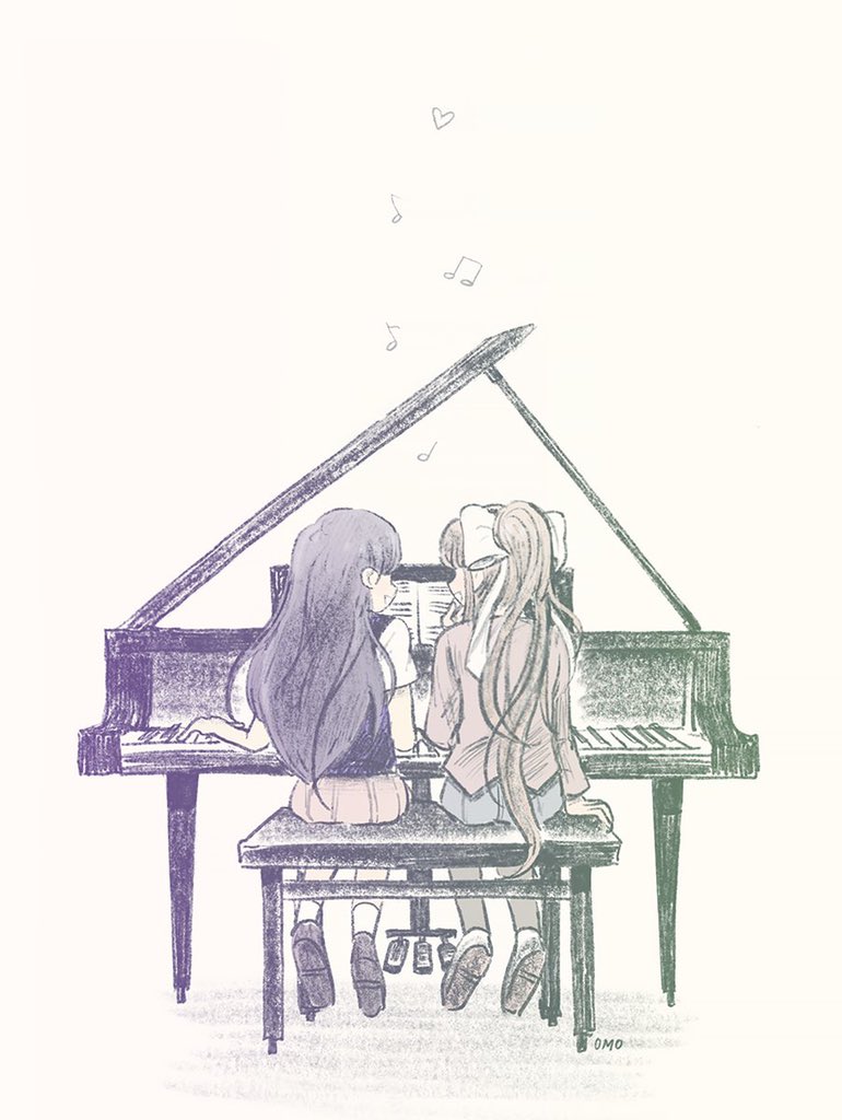 omorimedia's tweet photo. two pianists <3 https://t.co/QARTTWKE9Y