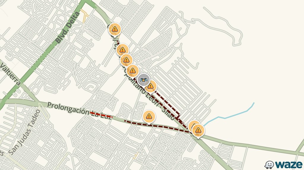 Tráfico León tweet media