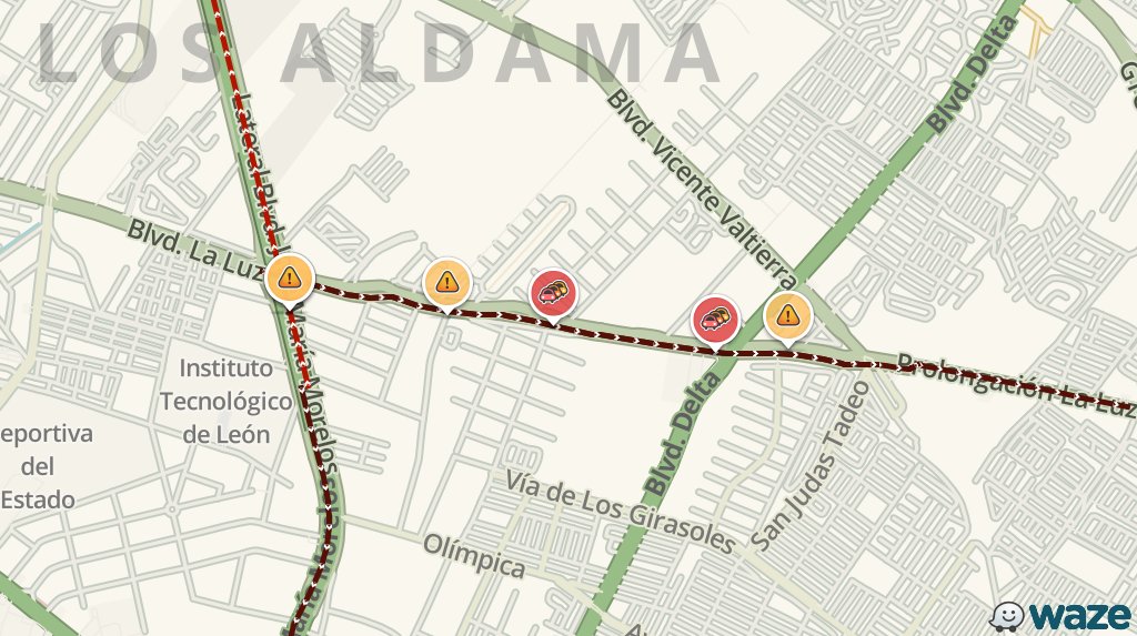 Tráfico León tweet media