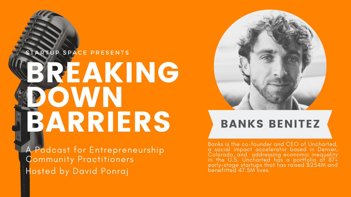 BDB_podcast's tweet photo. New Episode! @davidponraj is joined by Banks Benitez, co-founder and CEO of @ThisIsUncharted, a social impact accelerator in Denver, CO. Listen in to get a riveting take on leadership, instilling purpose, and models for wealth creation and empowerment. 
https://t.co/7RKcVH2BL0 https://t.co/oPkZr90efj