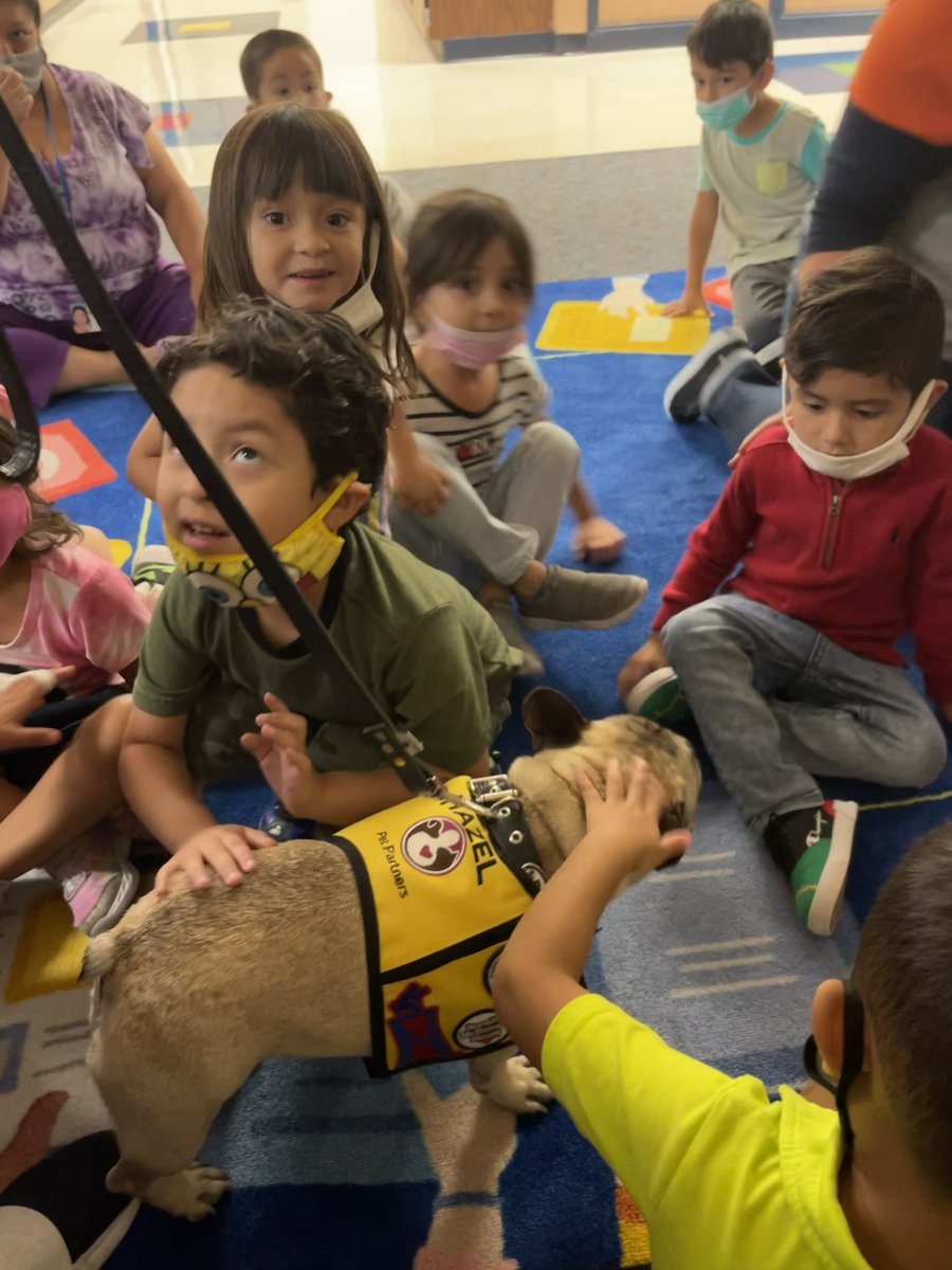 NHBookinBroncos's tweet photo. Our PreK friends had the opportunity to meet @HappyHappyHazel while she was visiting our school! https://t.co/sh2DXHOsHB