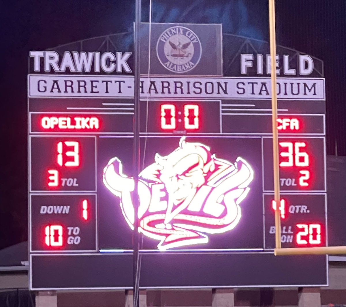 The Red Devils capture a homecoming victory over a really tough and physical Opelika team tonight. The Devils were tested early and often, but came out on top. Still work to be done. Better Every Day