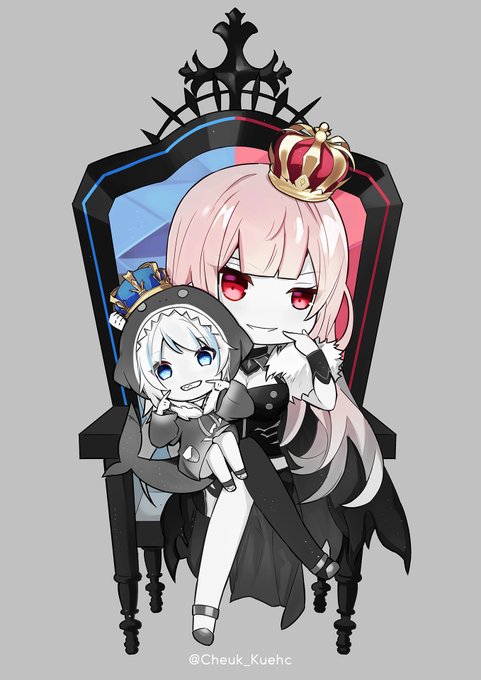 YOU ARE KING! 👑

#gawrt #callillust #HololiveEN #MoriCalliope #gawrgura 