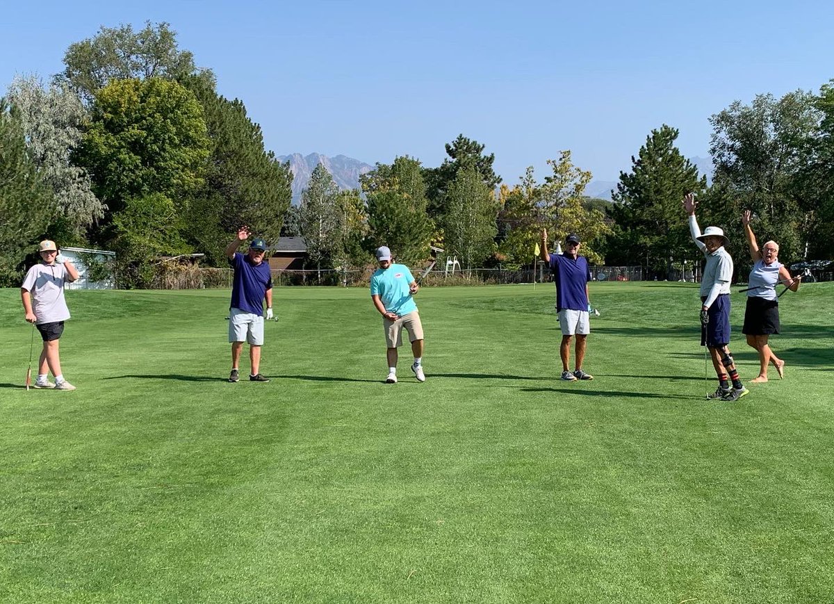 UtahGolf_Fdn's tweet photo. 2021 Youth on Course 100 Hole Hike complete ✅ 

Thank you to everyone who supported us. With your help, we raised $40,000+ for Youth on Course Utah! 👏 And thank you to Fore Lakes for hosting us again. We truly appreciate it! ⛳️ #utahgolf @yocgolf #yoch3 https://t.co/Hb5WMDWUD3