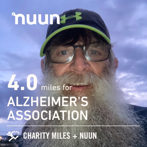 4.0 @CharityMiles for @alzassociation sponsored by @nuunhydration. Join the #muuvement! #nuunlife