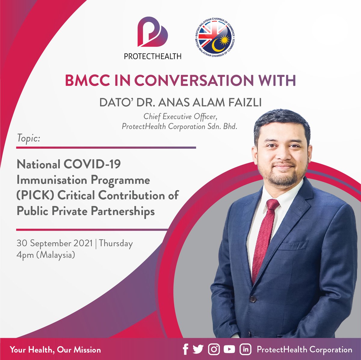 Protecthealth Corporation On Twitter Protecthealth And Bmccmalaysia Would Like To Invite You To A Virtual Conversation With Dato Dr Aafaizli Ceo Protecthealth To Discuss The Critical Contribution Of Public Private Partnership In The