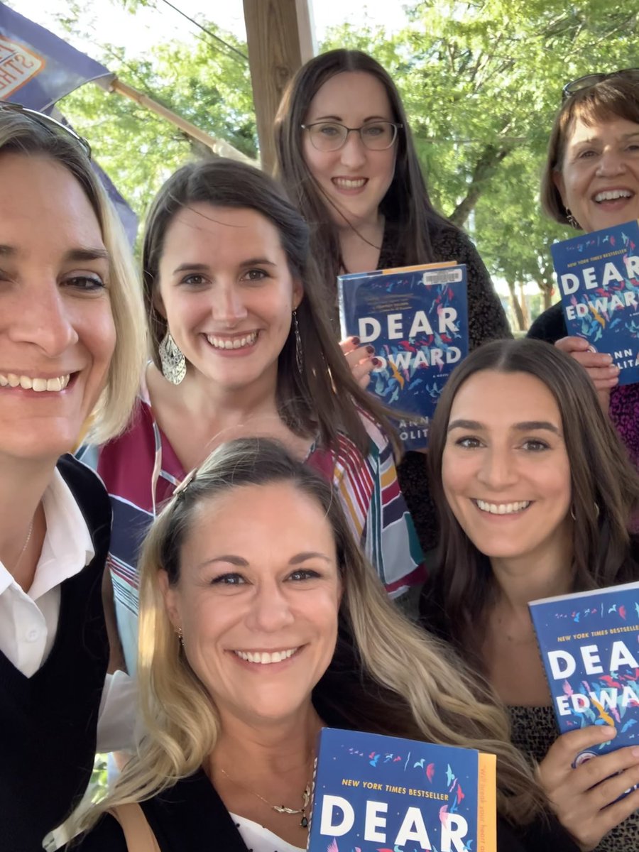 What a beautiful day for coffee, a heartfelt book discussion, and a Buffalo-chicken-eating cat named Merlin! <a href="/AtfreyFrey/">Angela Frey</a> <a href="/mrsastarner/">Mrs. Starner</a> <a href="/Mrs_Kate_Walton/">Kate Walton</a> <a href="/napolitanoann/">Ann Napolitano</a>