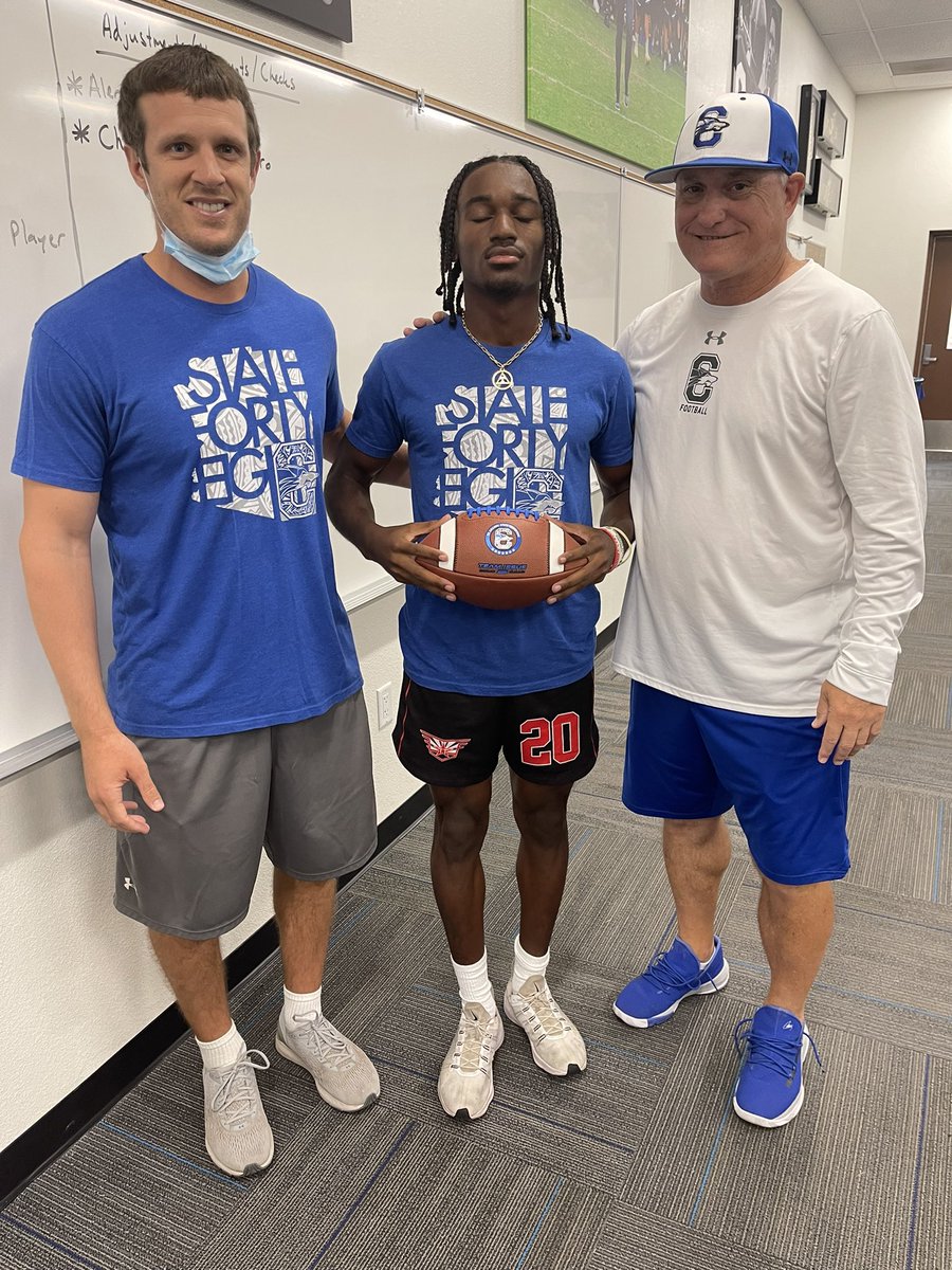 Congratulations to the Defensive MVP for Win #40 is <a href="/TRoberts__/">Travis Roberts</a> Travis lead the Defense in Tackles and a big time INT in the Red Zone. Thanks to @VaughtCoach and Coach Russell Scott and HC <a href="/GarretsonRick/">Coach G</a>