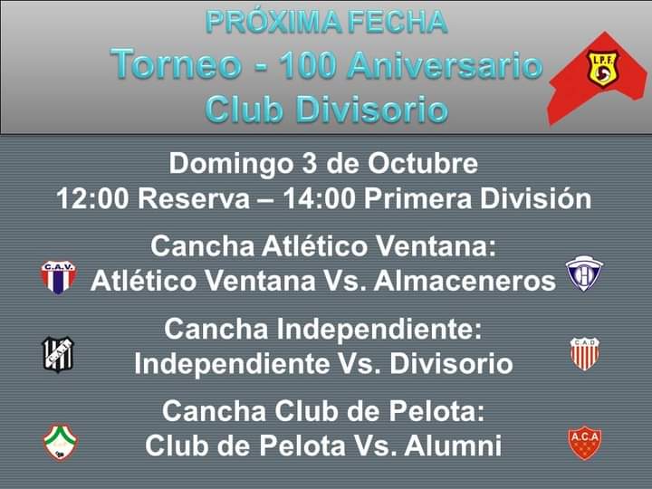 Pasó la segunda fecha del campeonato que organiza la Liga Pringles de Fútbol.