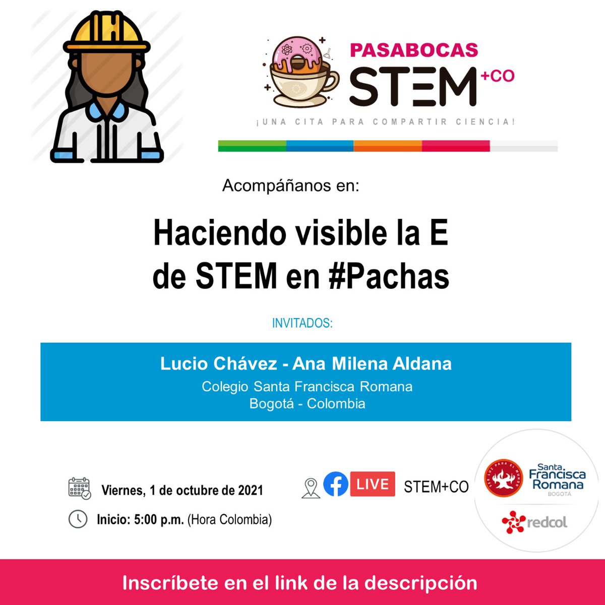 Todos invitados este viernes!

Si quieres conocer más de la ingeniería en STEM , inscríbete ya!

bit.ly/3tXWzxm

#STEMeducation