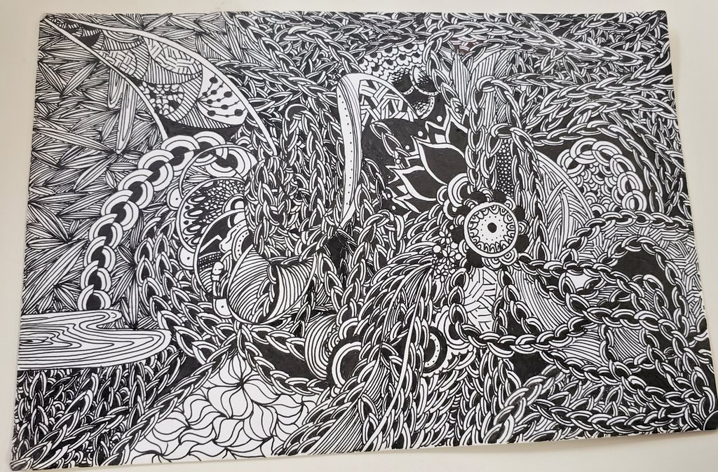 ペン画を流してペン画民を増やそう ペン画 ボールペンで描きました 明太子の漫画 ペン画を流してペン画民を増やそう ペン画 ボールペンで描きました 明太子の漫画