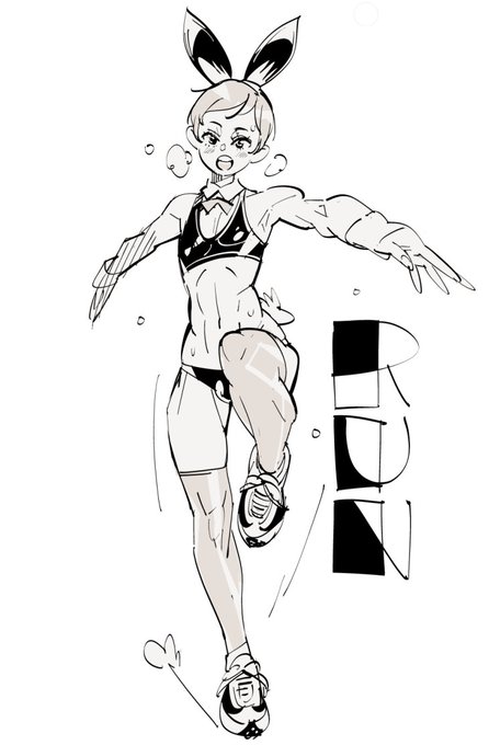 過去ラクガキ バニー少年 