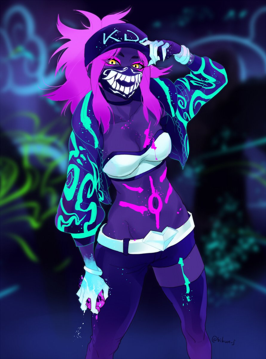 akali 一度描いてみたかったのじゃ 