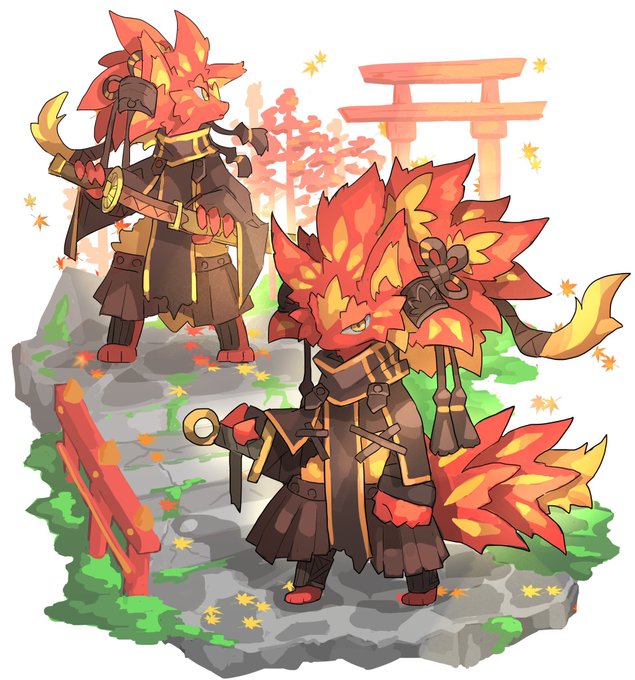 モブ案   紅狼

🍁紅葉のような毛並みを持つ獣人族。 