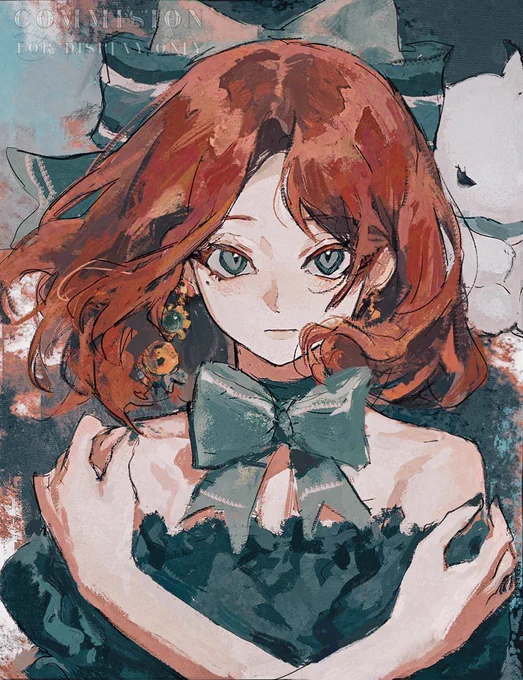 #過去作で自分が最高だと思う絵を1枚載せて5rtを目指せ
最初適当に取ってるラフの形と明暗とブラシのランダムのテクスチャと顔顔顔色々が神がかかって二度と自然に描けない 