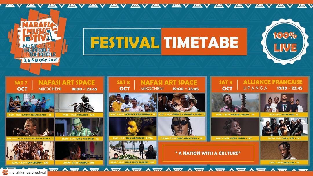 sautizabusara's tweet photo. Stay tune and save the date, #MarafikiMusicFestival is about to ignite the music 🎶
.
#SzB2022 11-13 #Feb
#sautizabusara #Zanzibar #MusicFestival #Tunakomaa #LoveLiveMusic #MusicinAfrica #SpiceIsland #UnitedinMusic #AfricanMusic #MusicwithMessage #TanzaniaUnforgettable #Diverse https://t.co/DPMBGu5R2q