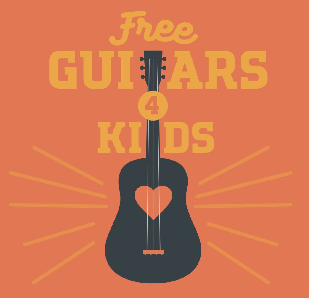 We’re getting ready to change some lives with the gift of music! #FreeGuitars4Kids