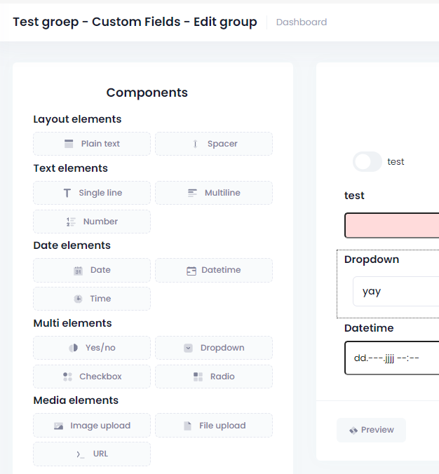 geertjansloos's tweet photo. Currently, we are working on custom fields. #payrequest #buildinpublic https://t.co/d98QGTosM7