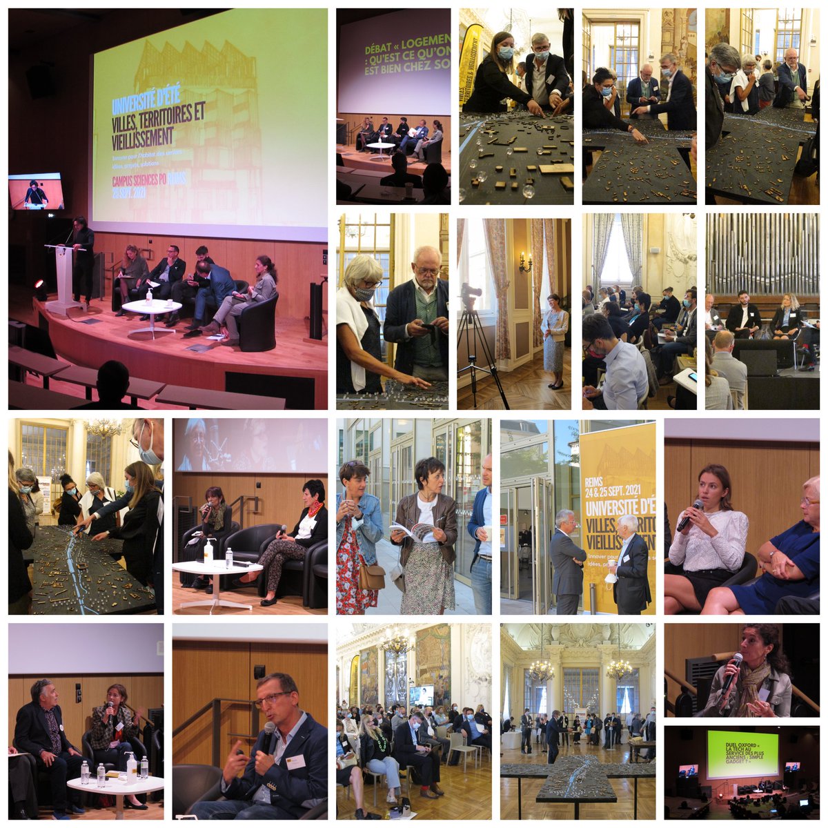 M E R C I 🔥
Merci à tous pour cette magnifique 1• Édition "Villes, Territoires et #Vieillissement" ! Intervenants,  Partenaires, Participants. Merci à tous pour ces 2 journées riches et conviviales ! 
De belles actions approchent ⚡