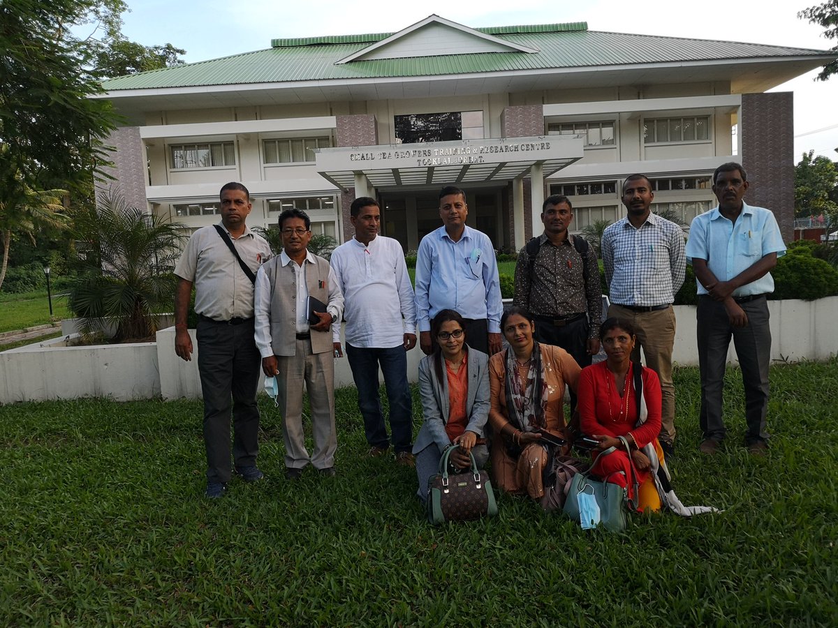 ymnepal's tweet photo. @Agriterra Nepal organised an exchange  visit for Prithvinagar coop to Tea Research Association, Assam to learn the new technology in Tea production. https://t.co/2UMOxtE7YF