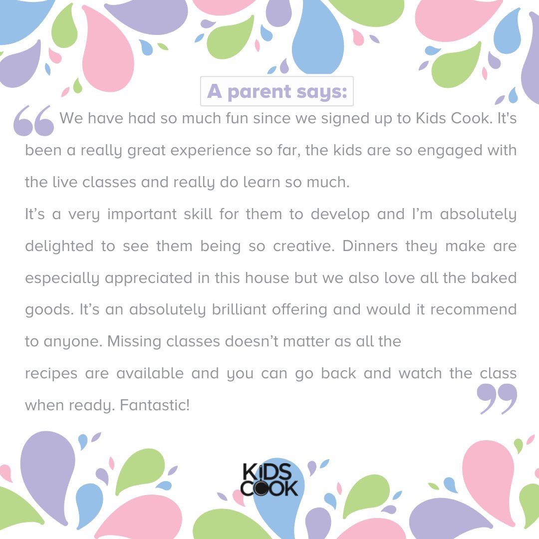 Kidscookschool's tweet photo. Thank you, thank you, thank you! 
​
​Sign up options here☺️
​ 
 https://t.co/hEfJ7RgsML https://t.co/A0VbhqqaAb